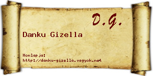 Danku Gizella névjegykártya